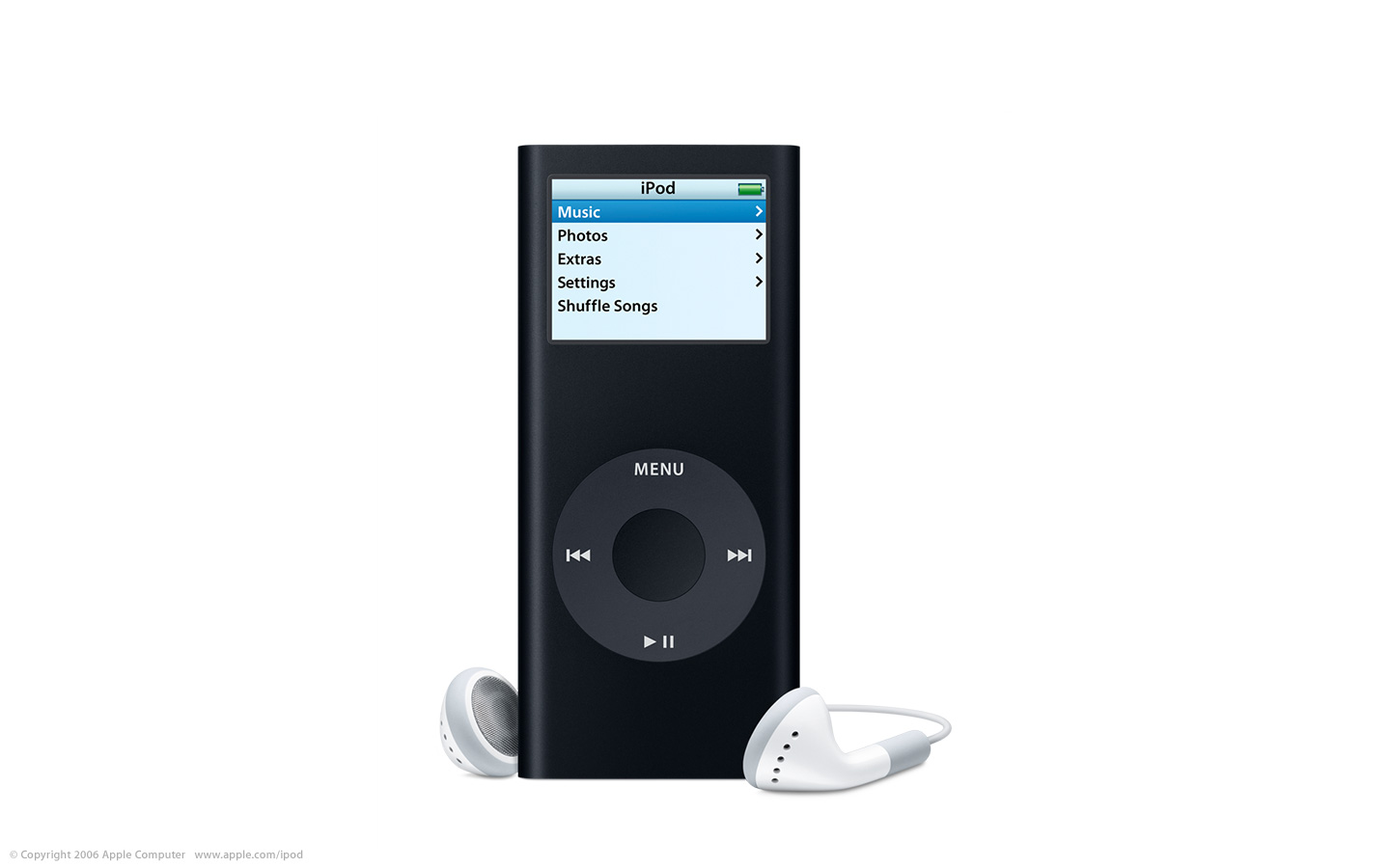 1440x900 iPod Nano black desktop PC and Mac wallpaper
