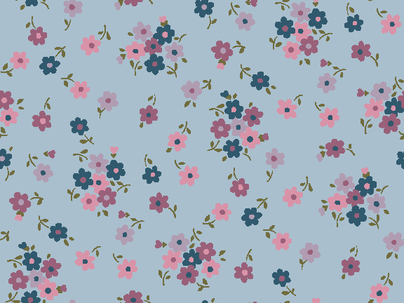 Flower Print Small Background Wallpaper