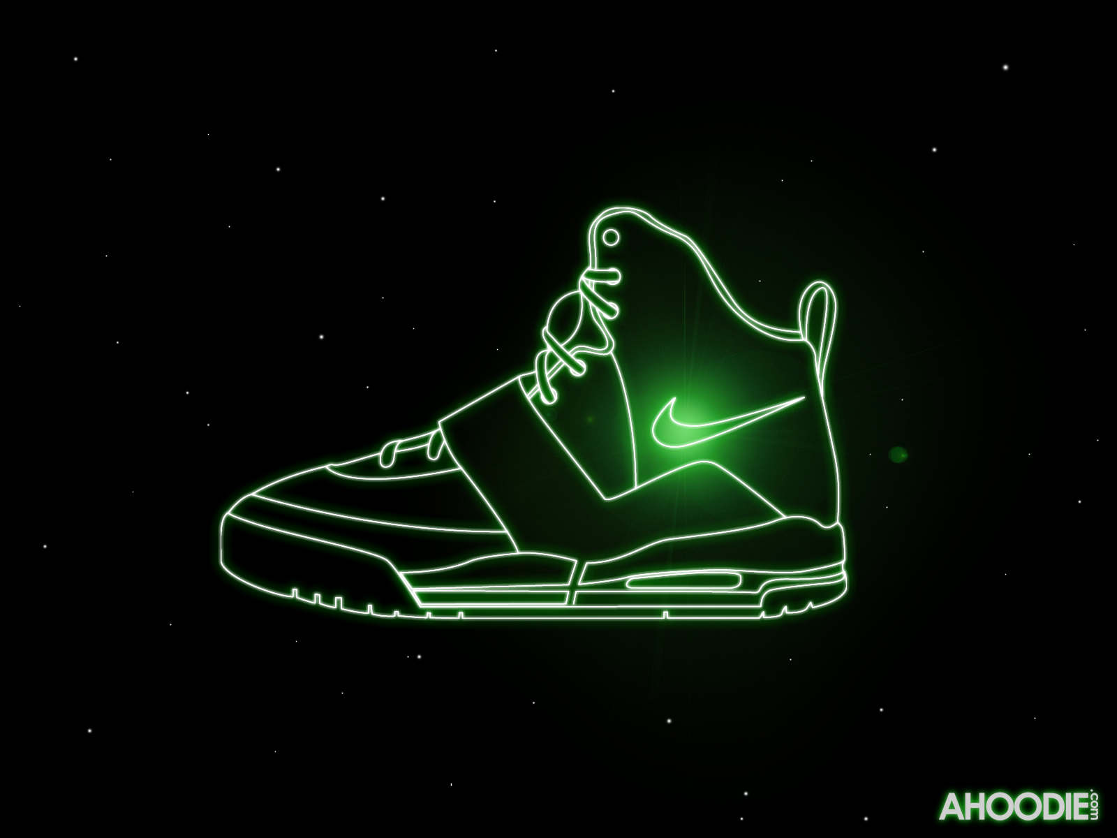 HD Wallpaper Nike Glowing Shoes Logo