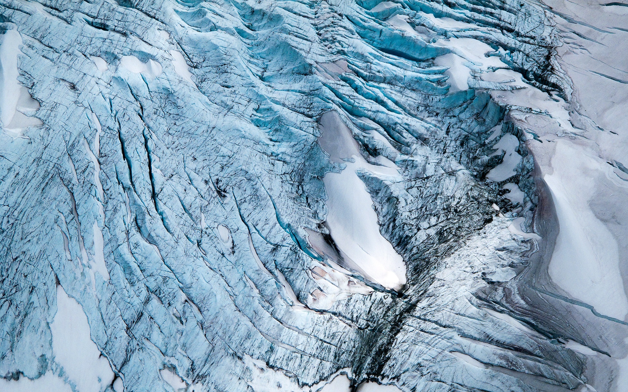 Huge Glacier Wallpaper Stock Photos