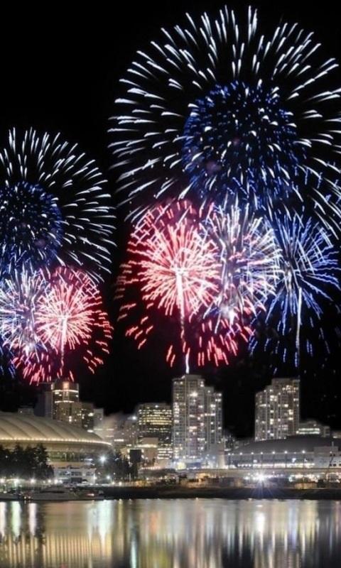 3d Fireworks HD Live Wallpaper Screenshot