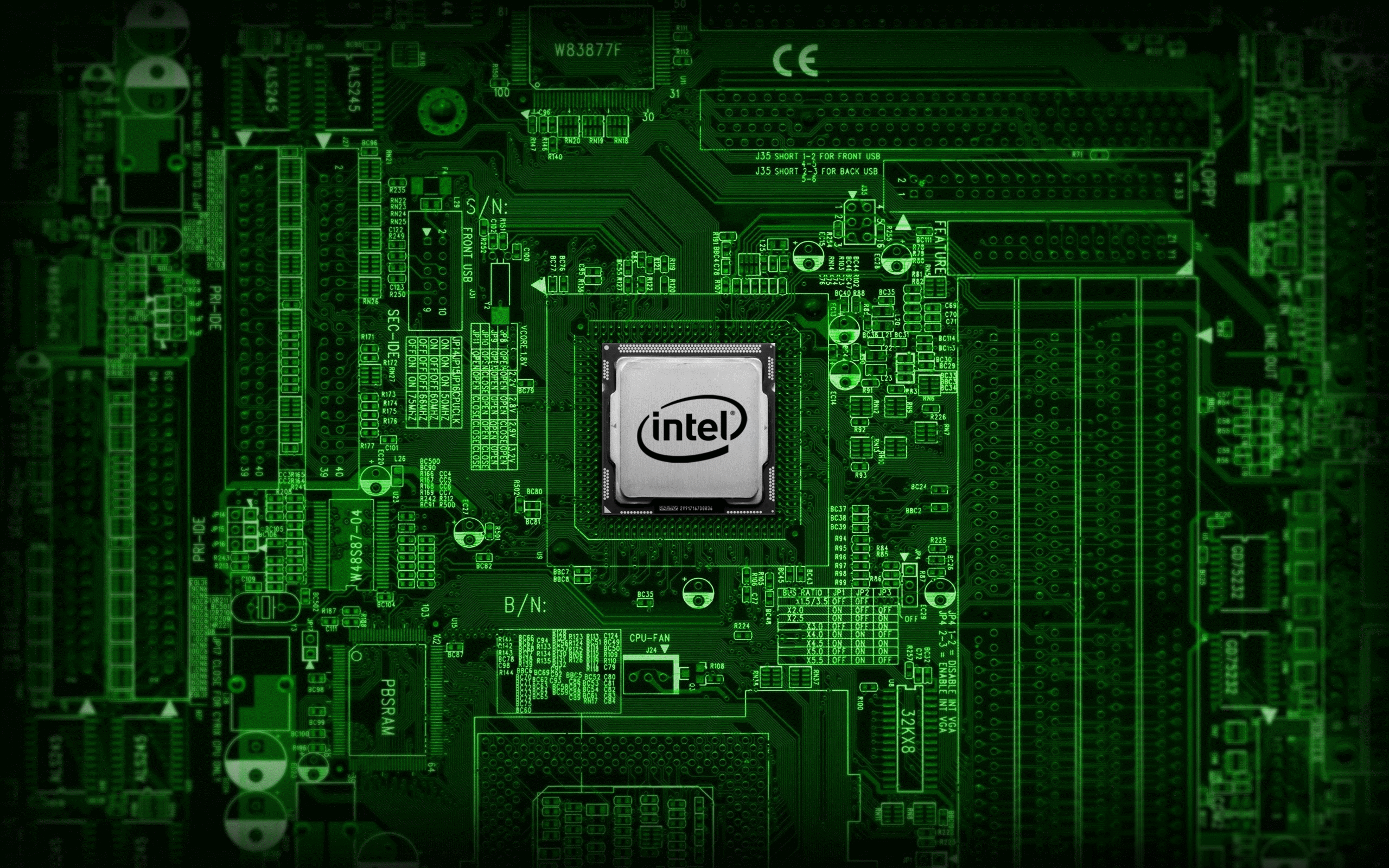 Intel Chip Wallpaper HD