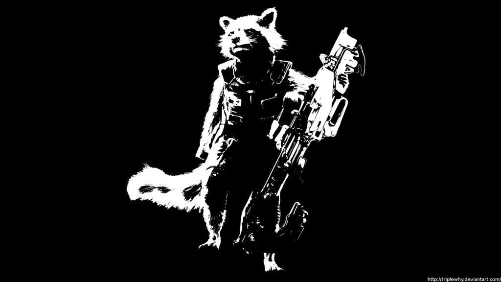 Ws14 Rocket Raccoon Wallpaper Edit By Triplewhy
