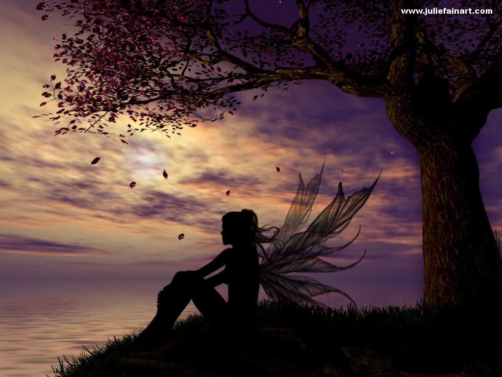 Dark Fairy Wallpaper Background Desktop
