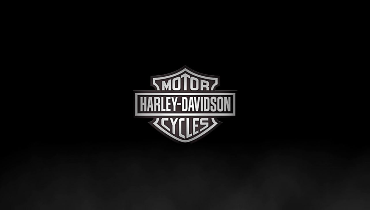 Harley Davidson Black And White HD Wallpaper