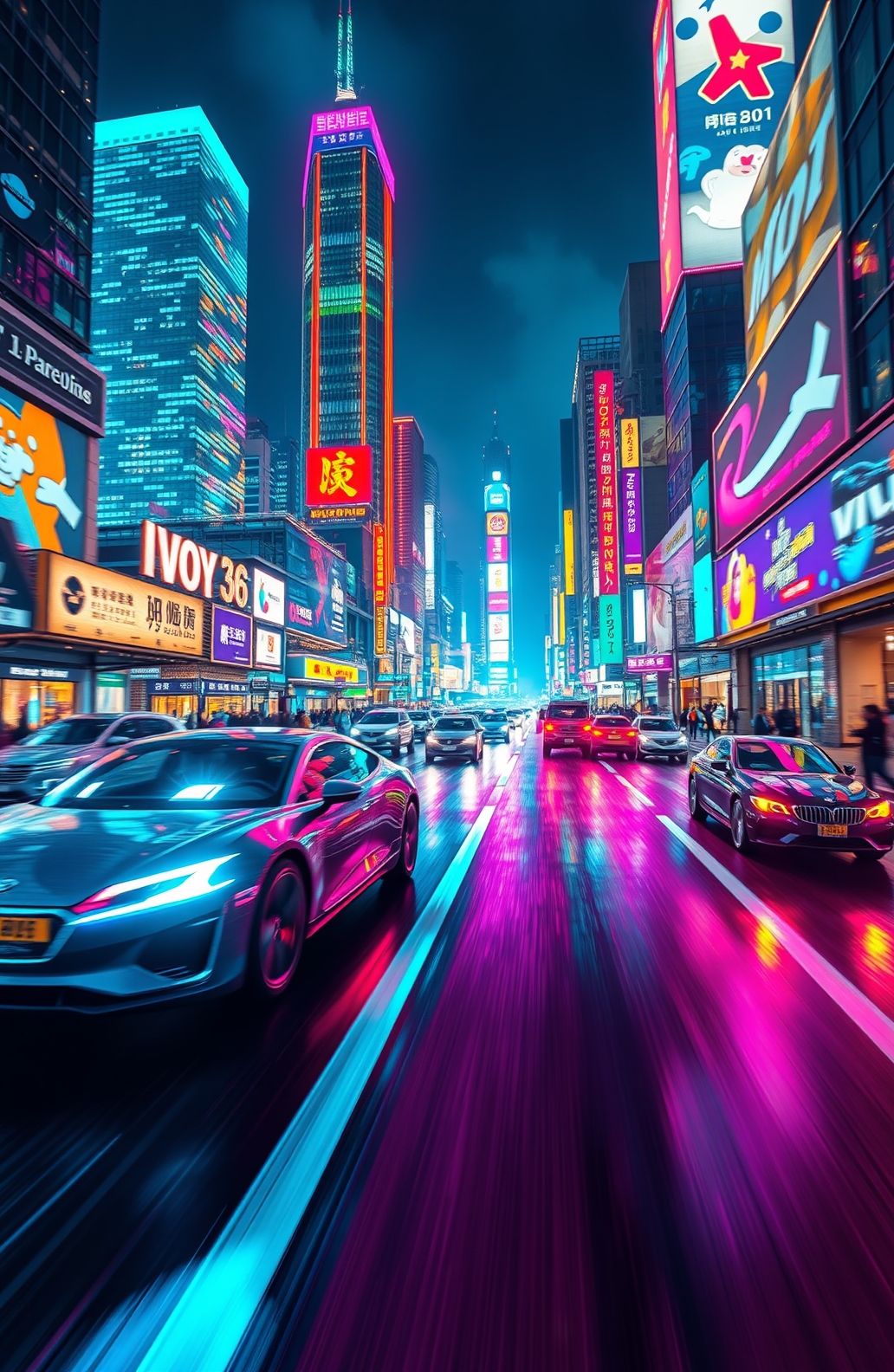 Neon Car Wallpaper