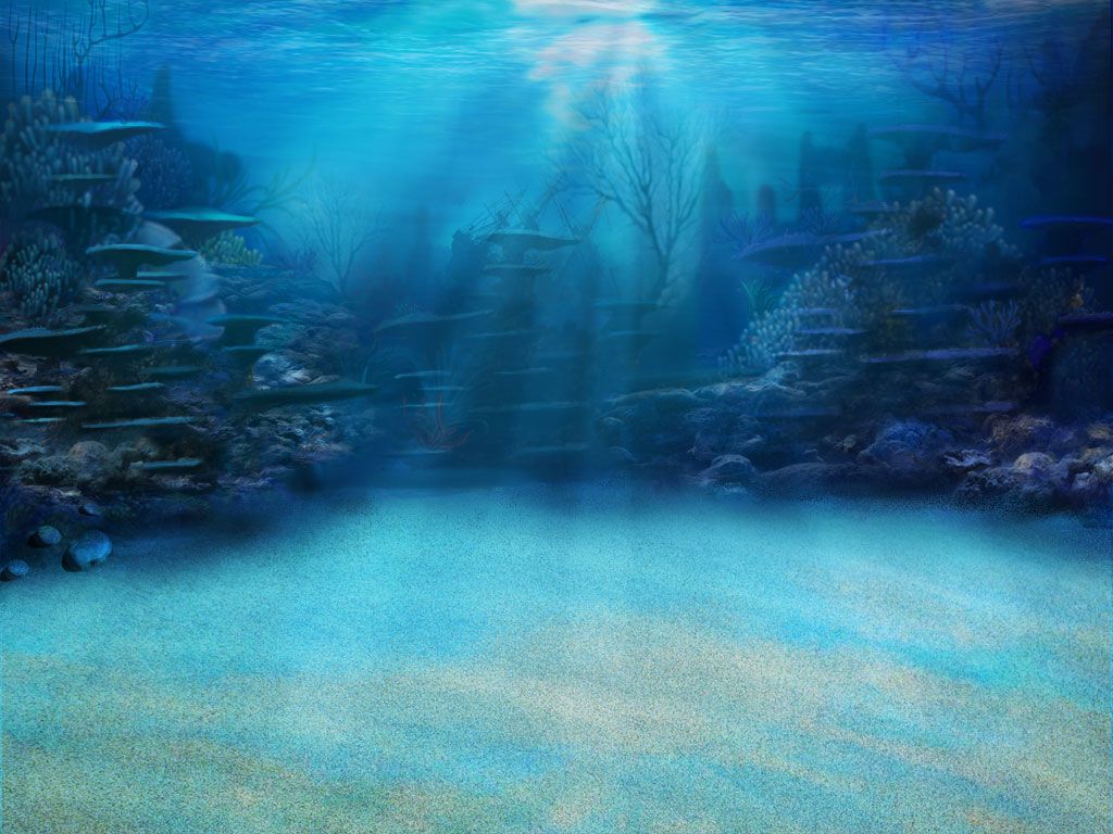 Underwater Towers Background With Image