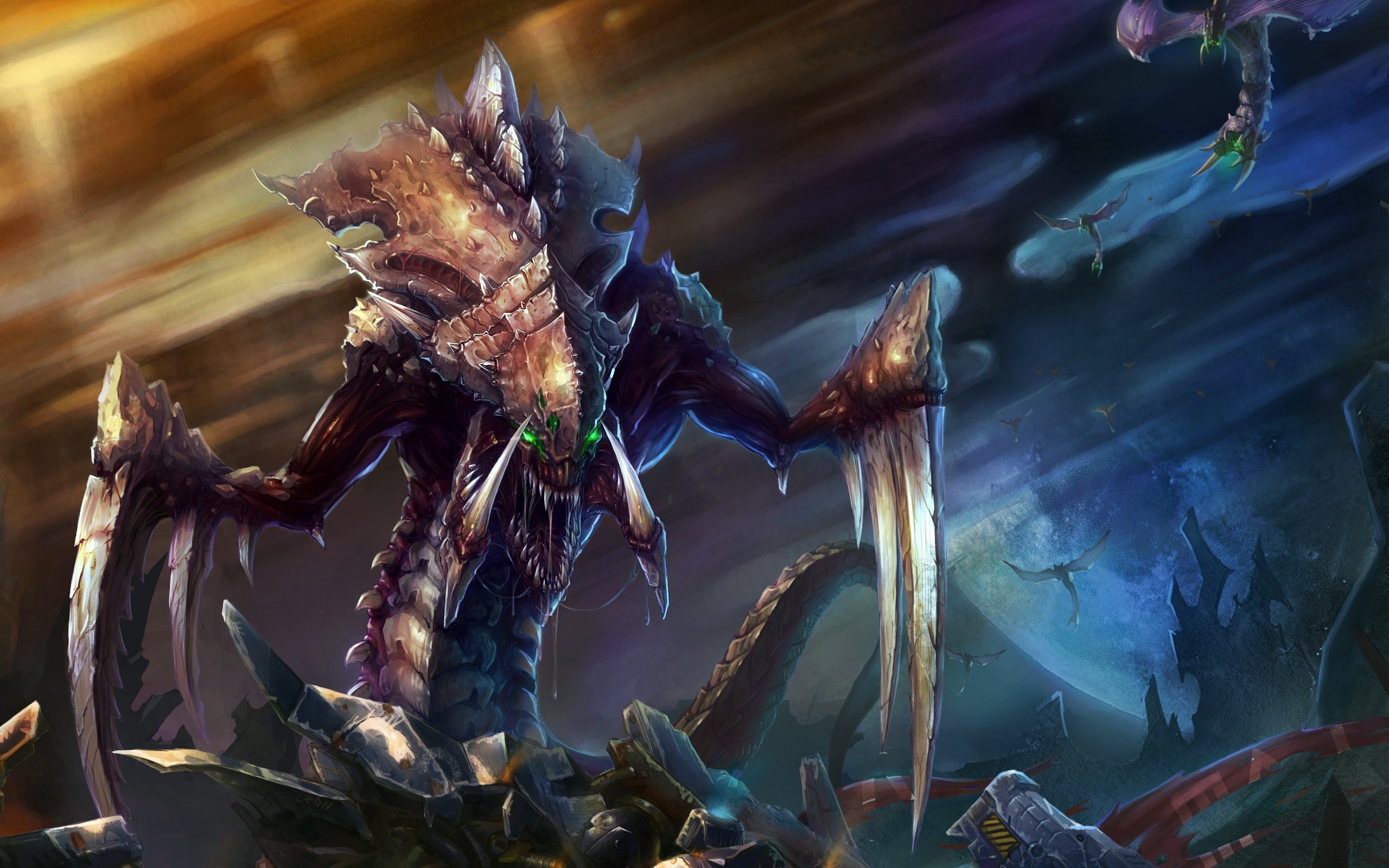 Starcraft Zerg Hydralisk Fantasy Art Artwork Ii Wallpaper