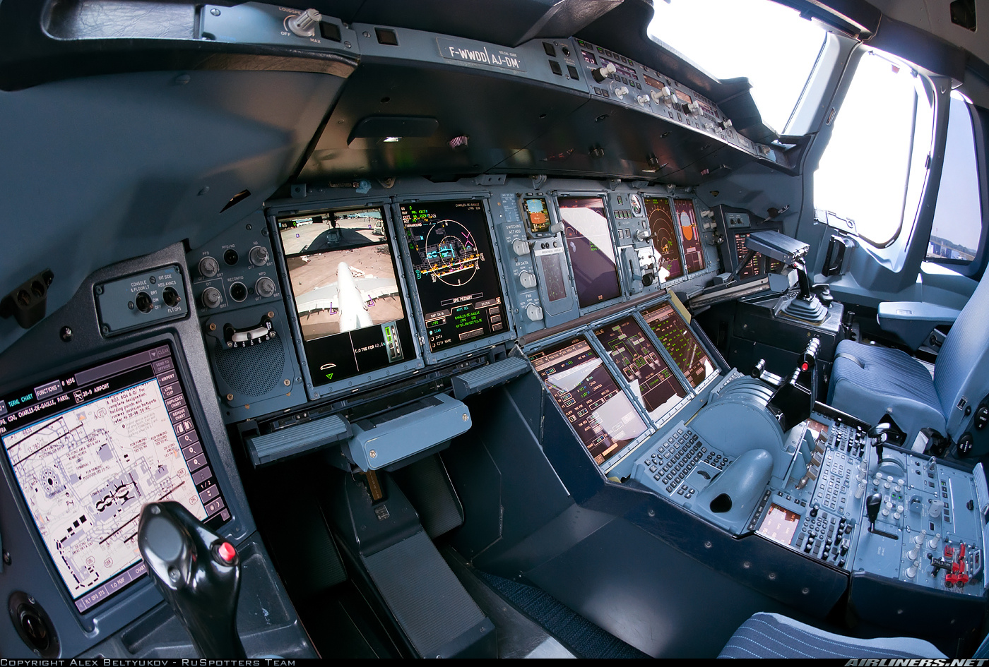 a380 cockpit