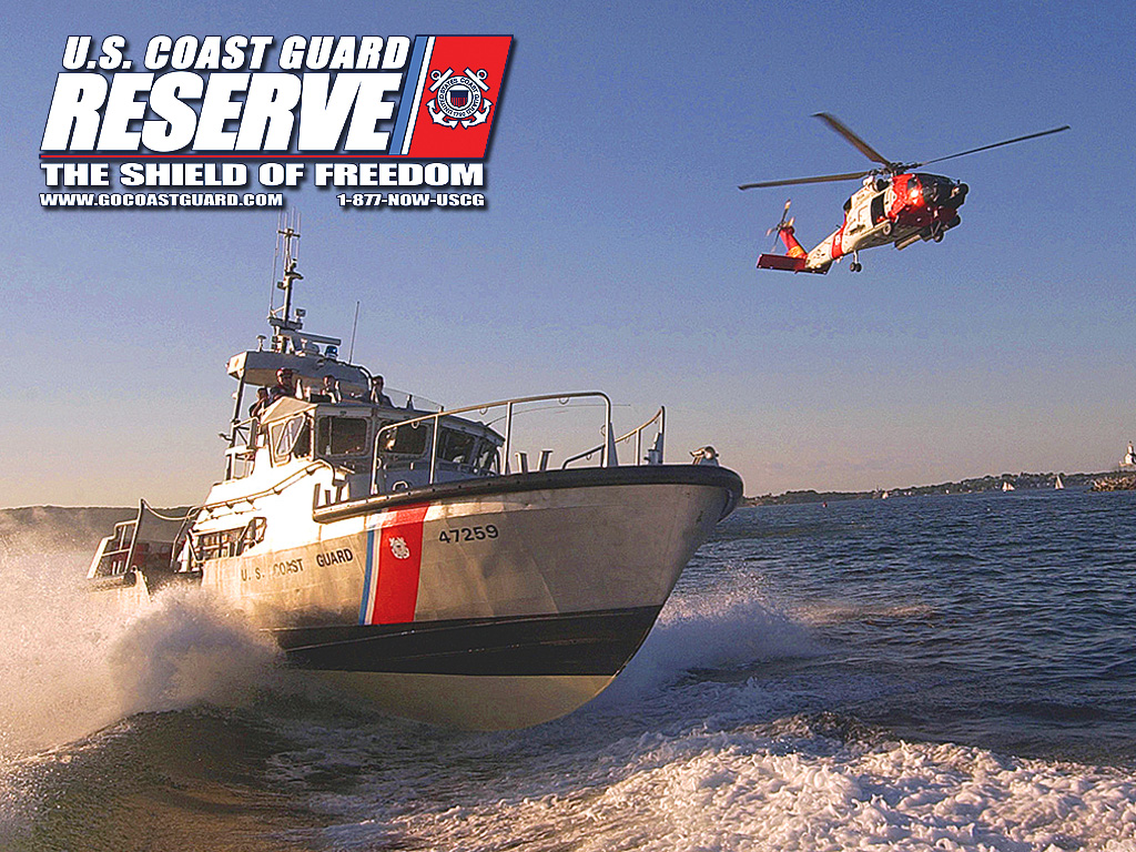 Description United States Coast Guard Reserve Desktop Wallpaper   Boat