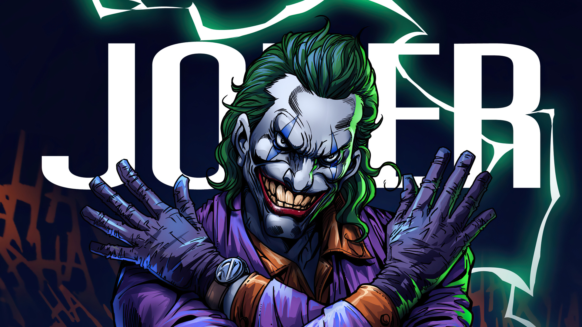 Joker Villian 4k Laptop Full HD 1080p Wallpaper