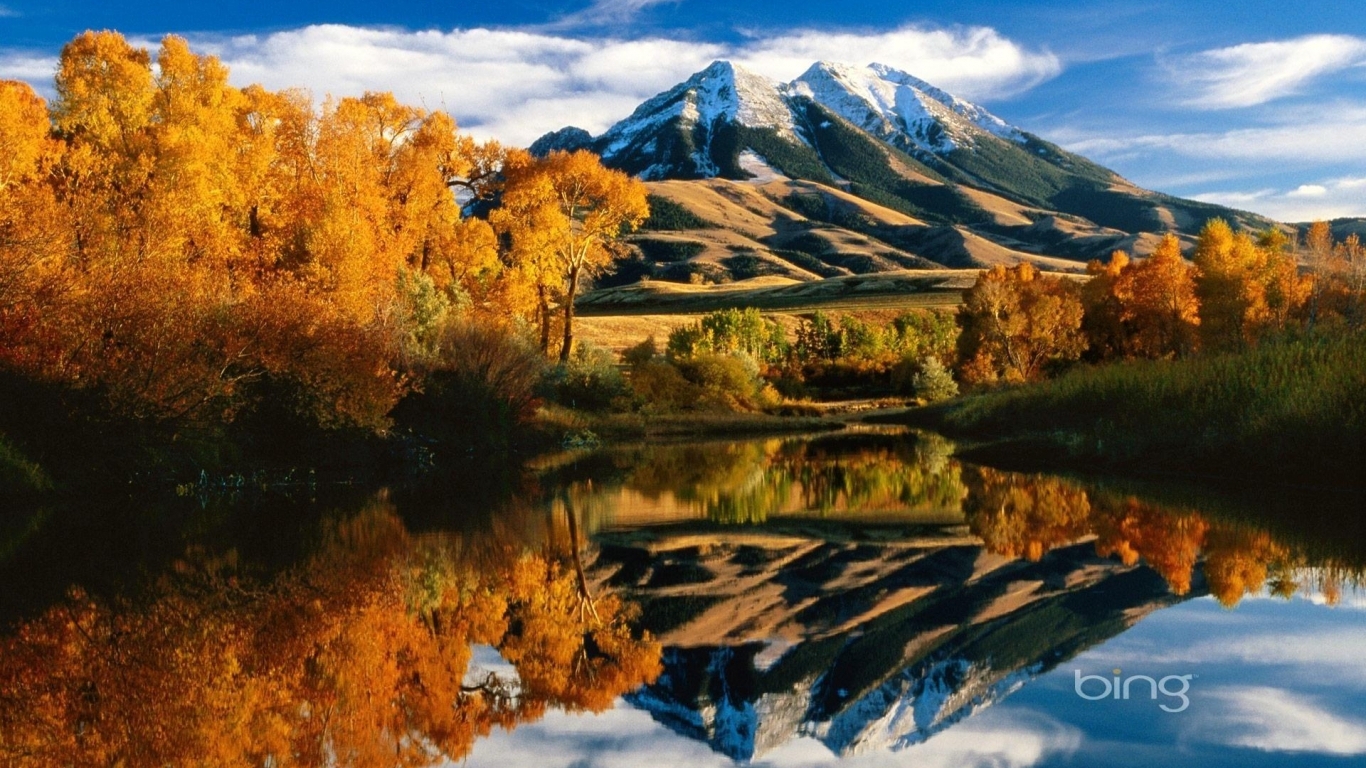 Mountains Reflection In The Lake Wallpaper Nature