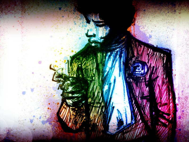 Colorful Jimi Hendrix Artwork HD Wallpaper General