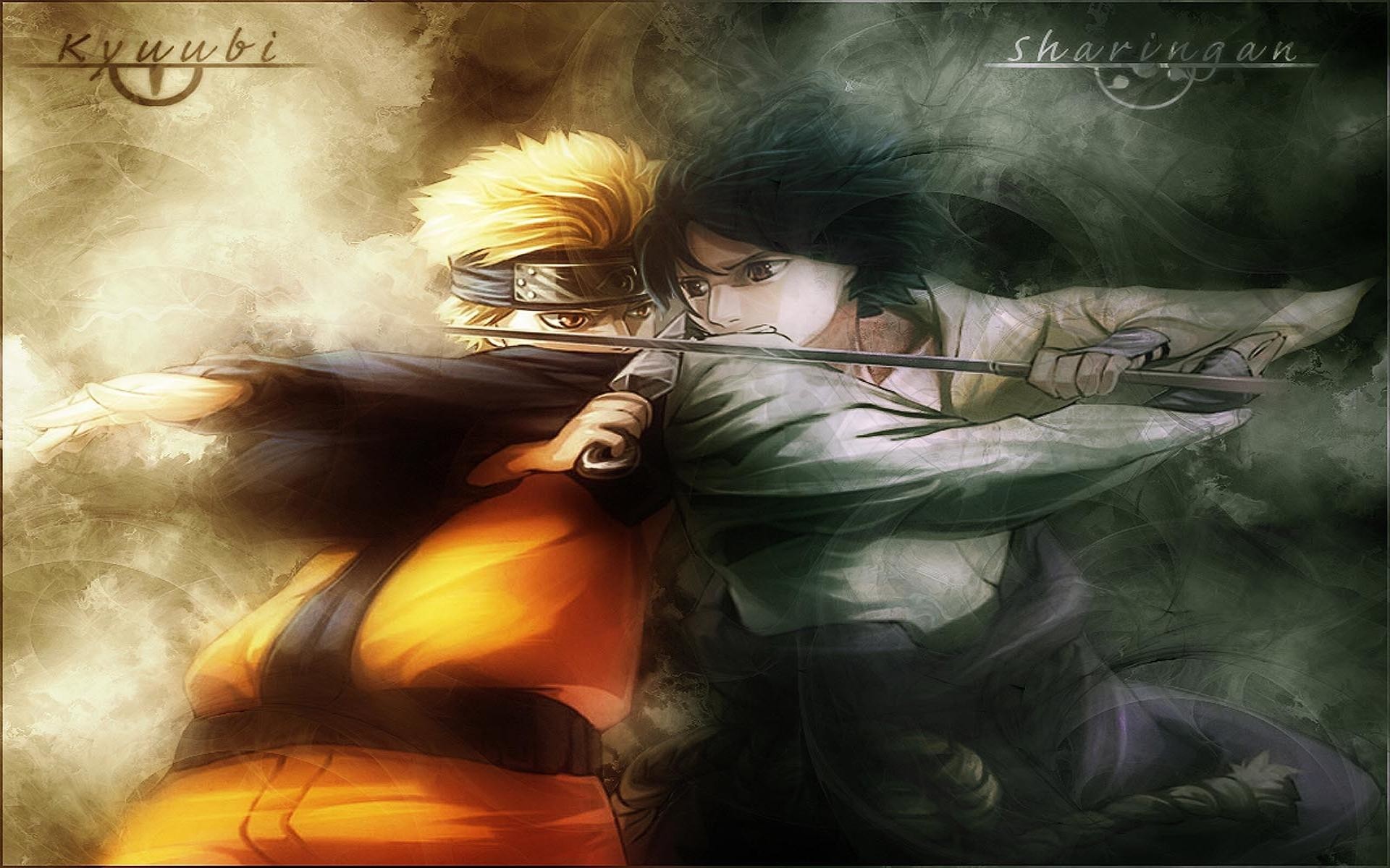 Naruto Vs Sasuke HD Wallpaper