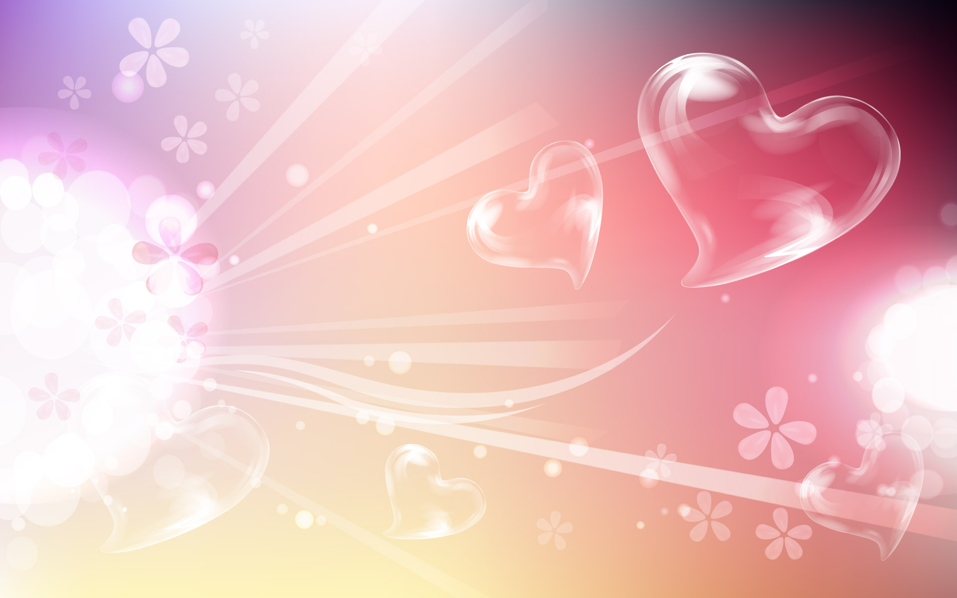 Heart Shape Animated Qrjtj Background Valentine Wallpaper