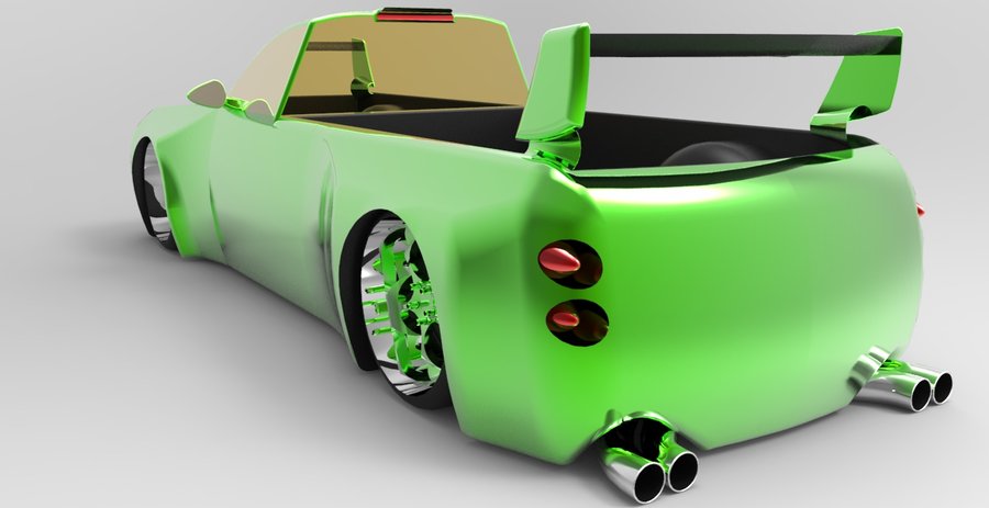 Green Body Drop Truck By 0128578753maxis