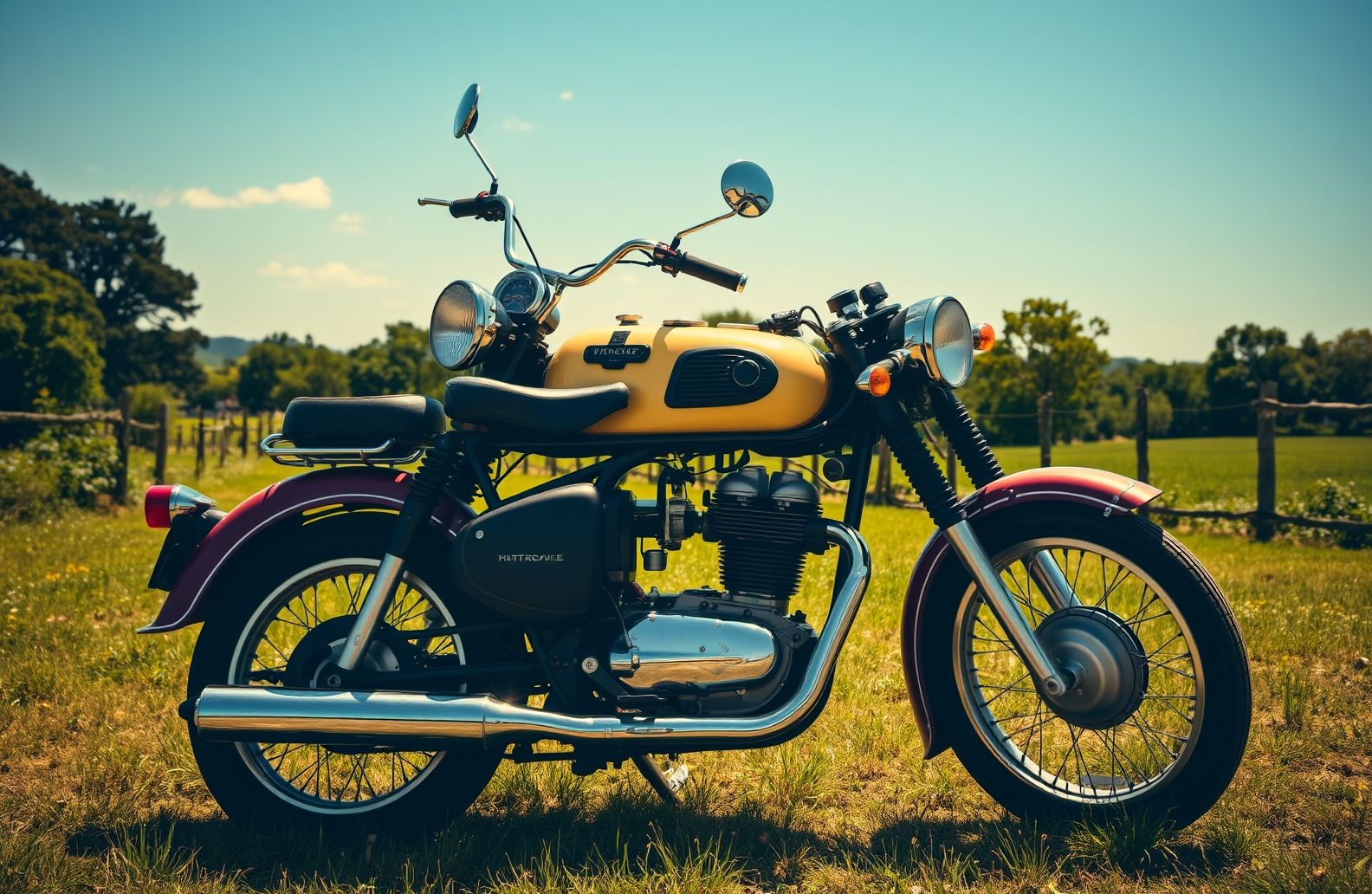 Vintage Motorcycle Wallpaper