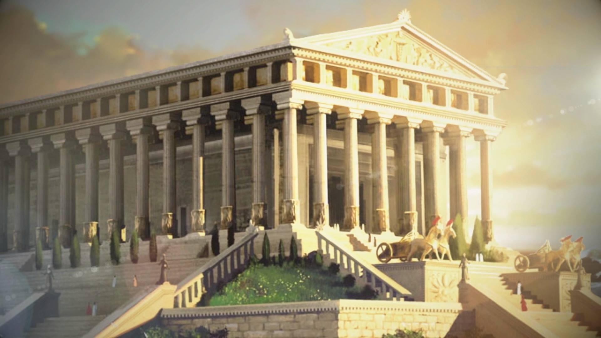 Drive Thru History The Temple Of Artemis In This Installation