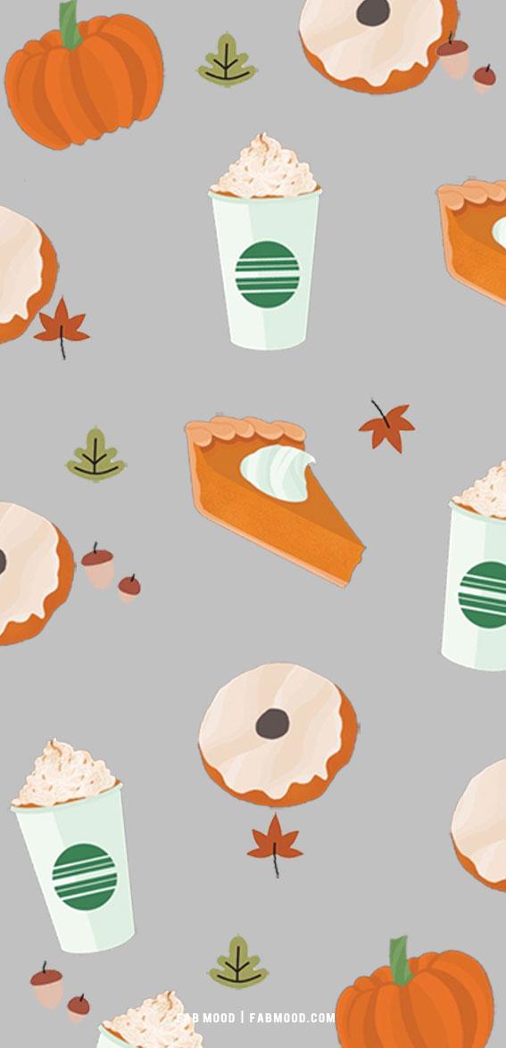 20 Cute Autumn Wallpaper Ideas Grey Background 1   Fab Mood