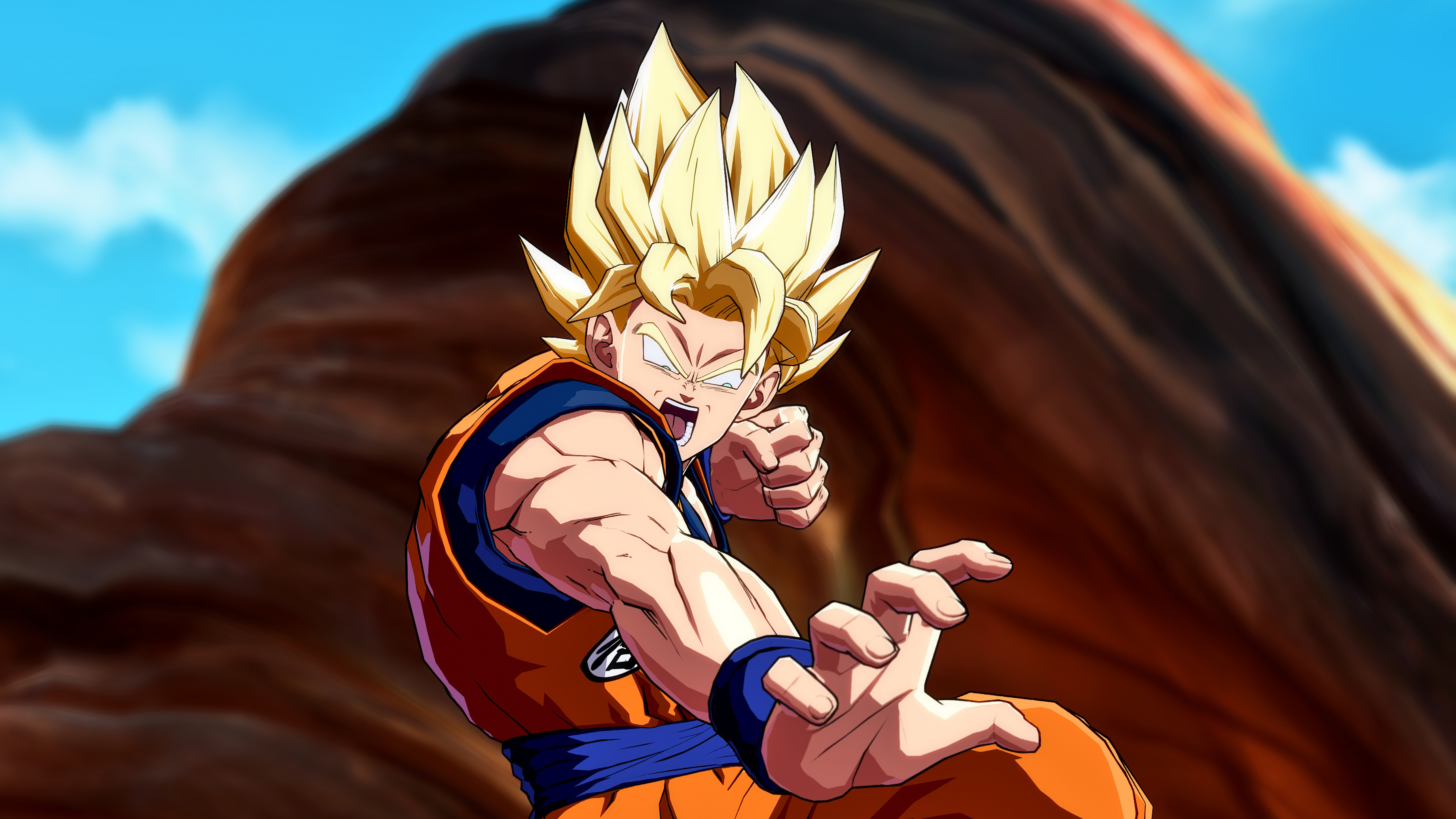 Goku Super Saiyan Close-up from Dragon Ball FighterZ