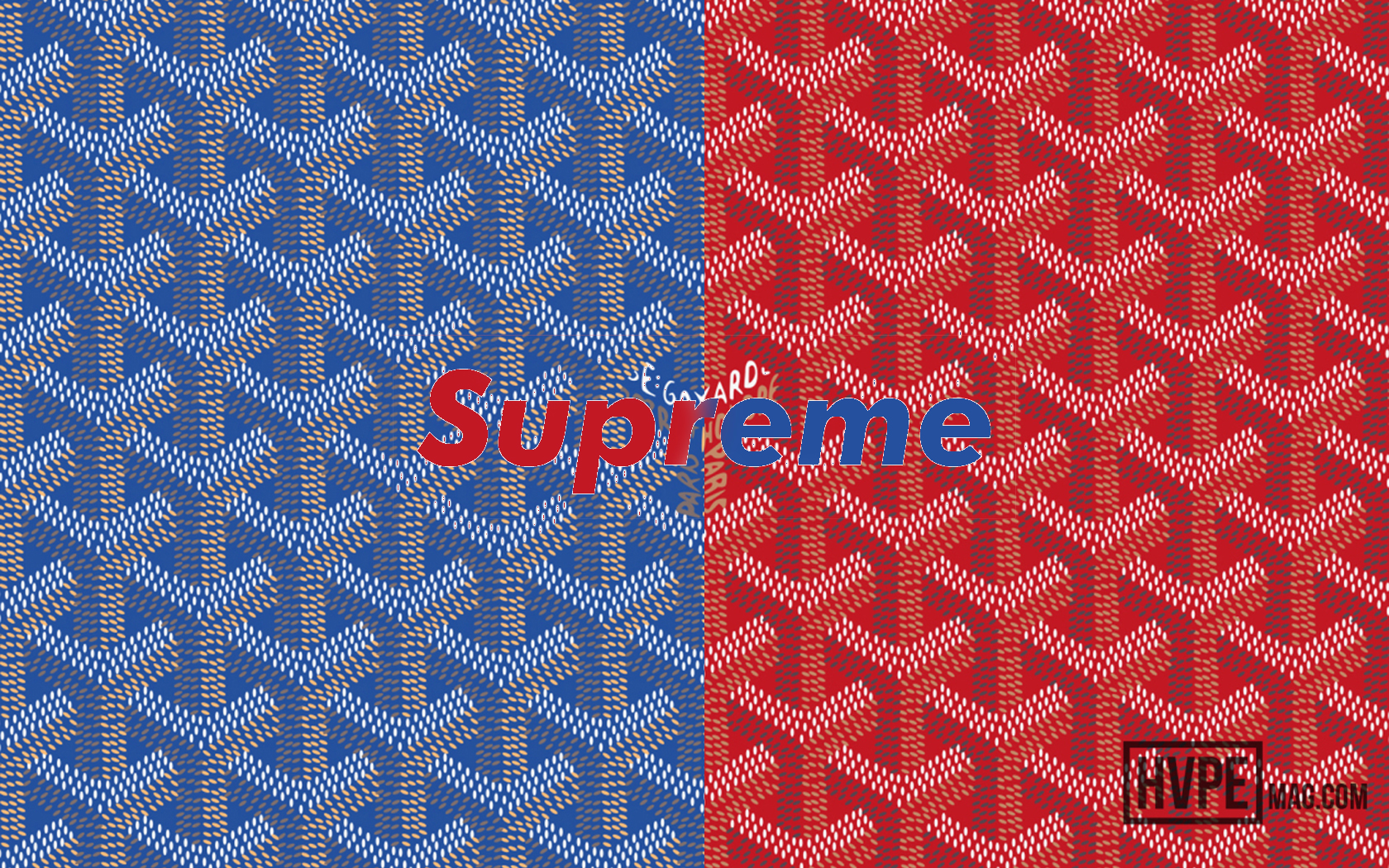 Supreme X Goyard Wallpaper