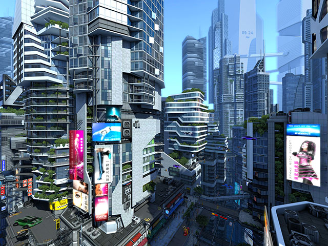 Adventure 3d Screensavers Futuristic City The Of Future