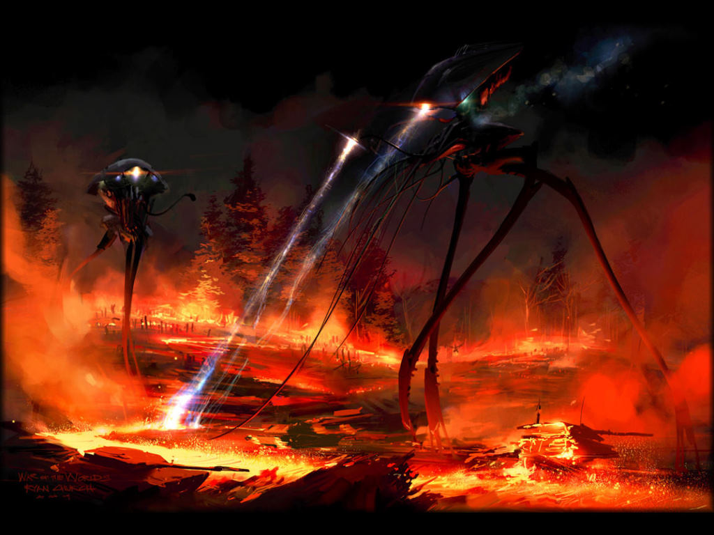 Free download My Free Wallpapers Fantasy Wallpaper War of the Worlds  Tripods [1024x768] for your Desktop, Mobile & Tablet | Explore 49+ War of  the Worlds Wallpaper | Gears Of War Background,