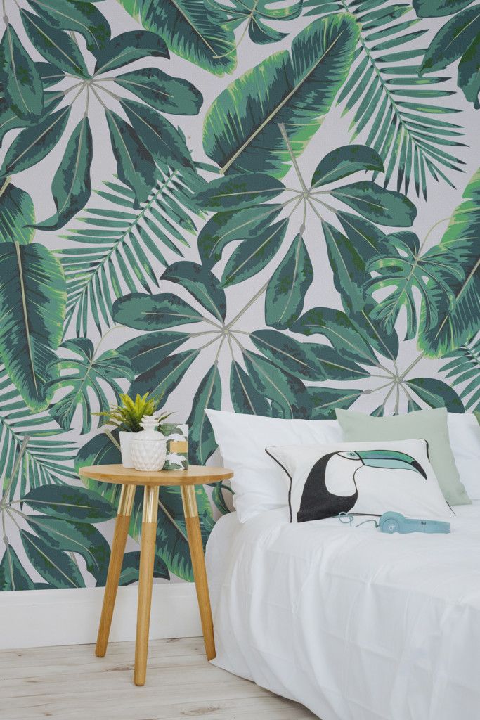 Wallpaper Love Tropical Murals Fabric And
