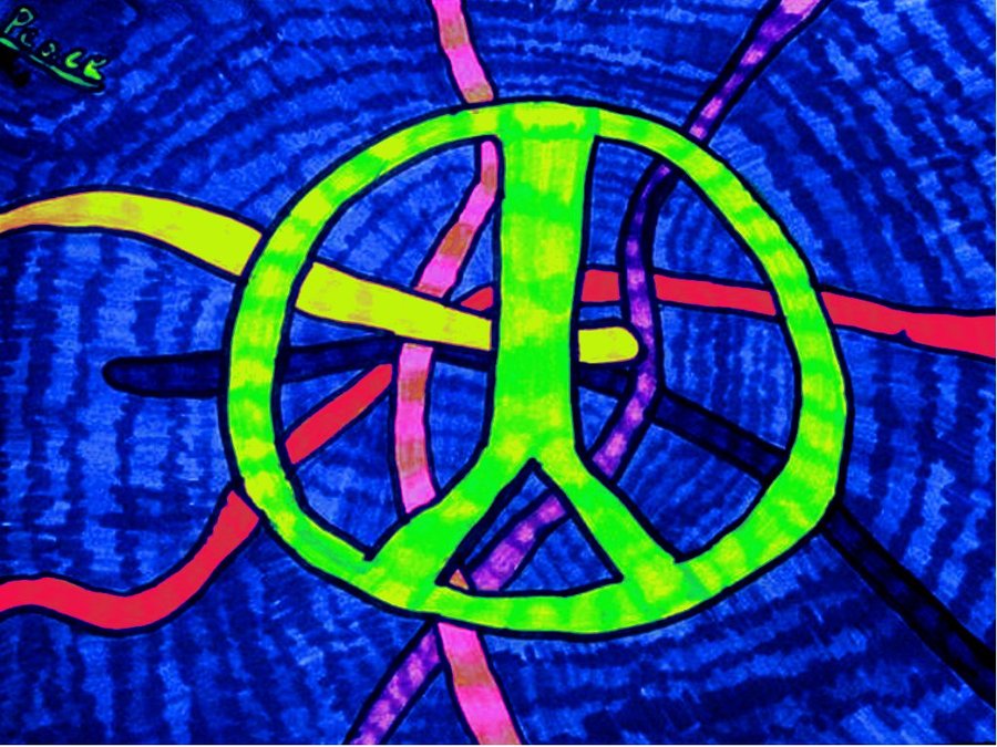 Peace Sign Desktop Wallpaper Image High Definition