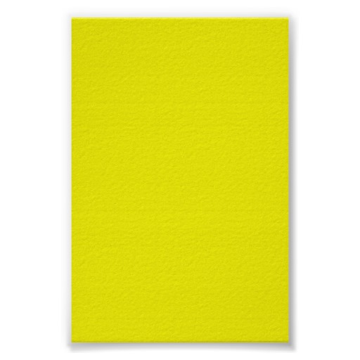 Bright Neon Yellow Background On A Poster