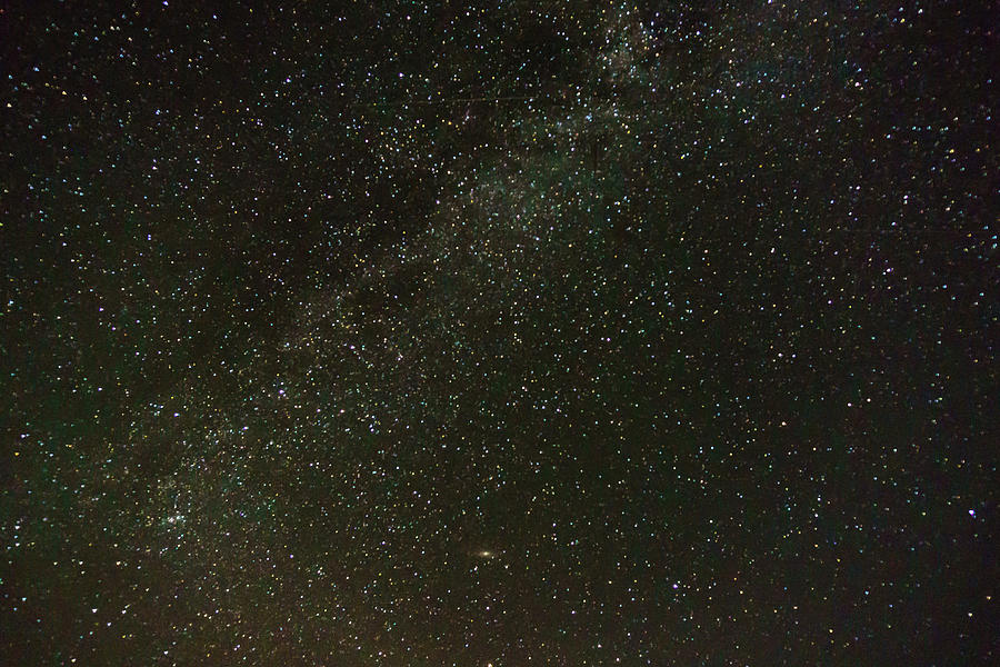 Milky Way On Blue Dark Night Sky As A Cosmos Background