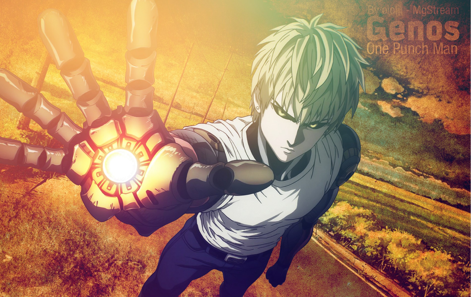 One Punch Man Genos Hd Wallpaper