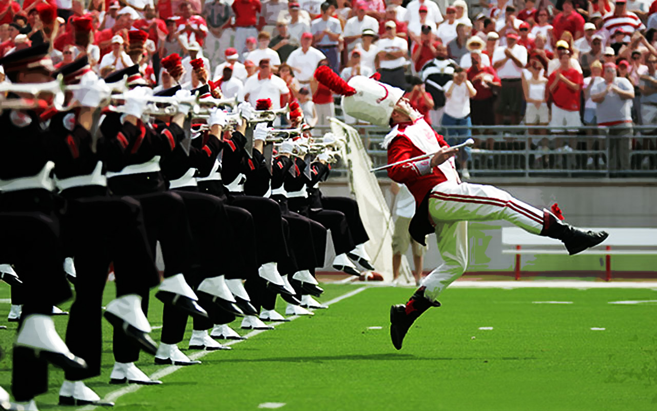Visual Effects Marching Freaking Awesomely Wait Buckeye Drum Major