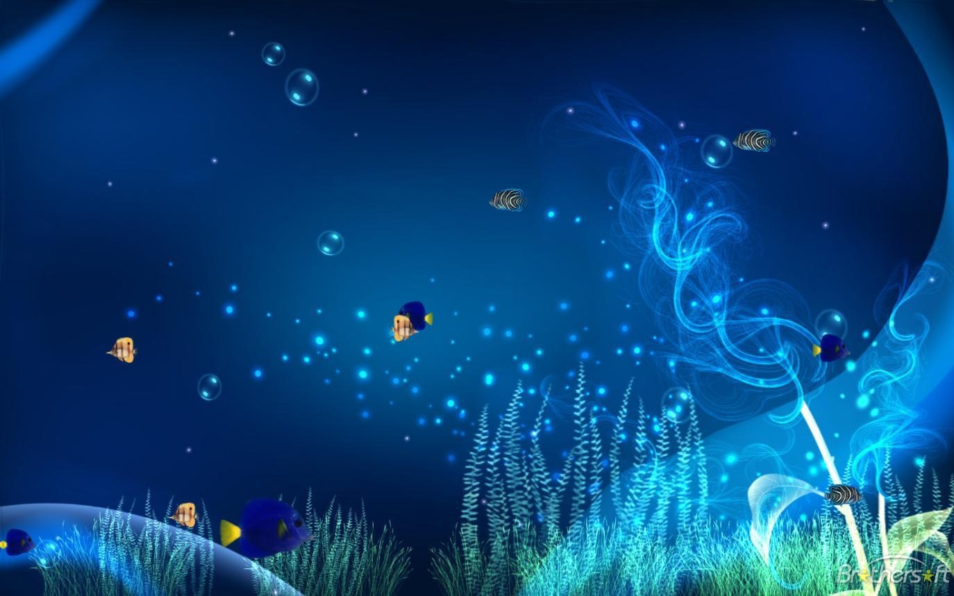 Wallpaper Ocean Adventure Aquarium Animated