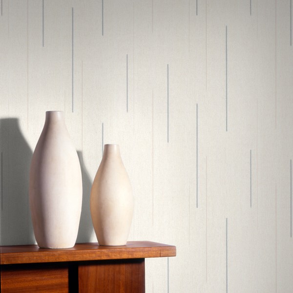 Linear White Wallpaper By Graham And Brown