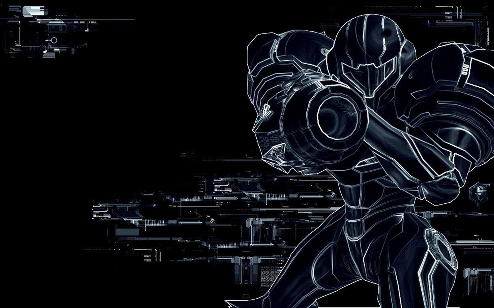 Blue Print Android Wallpaper Metroid HD For