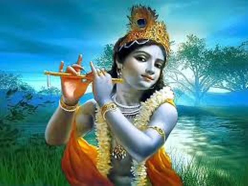 Desktop Wallpaper Lord Krishna Photo And