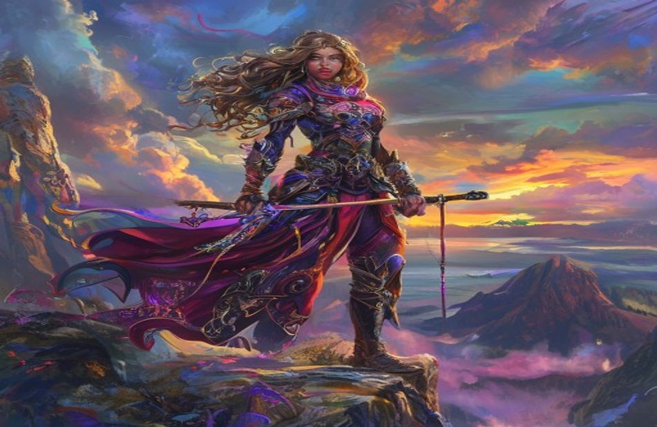 Fantasy Female Warrior Wallpaper