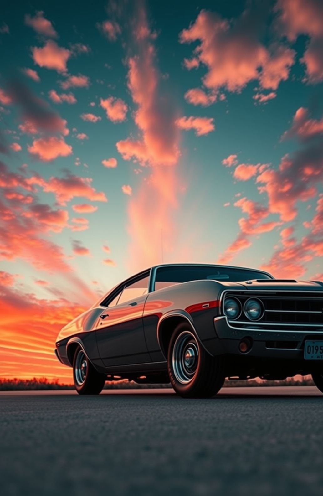 Classic Muscle Car Wallpaper