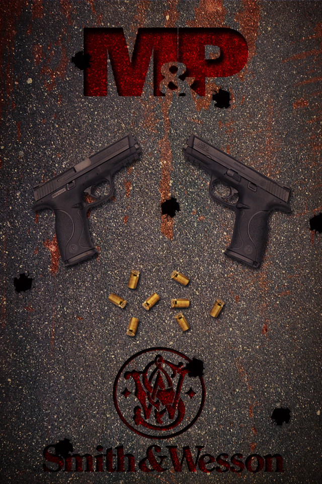 Smith And Wesson Logo Wallpaper Smith and wesson iphone 640x960