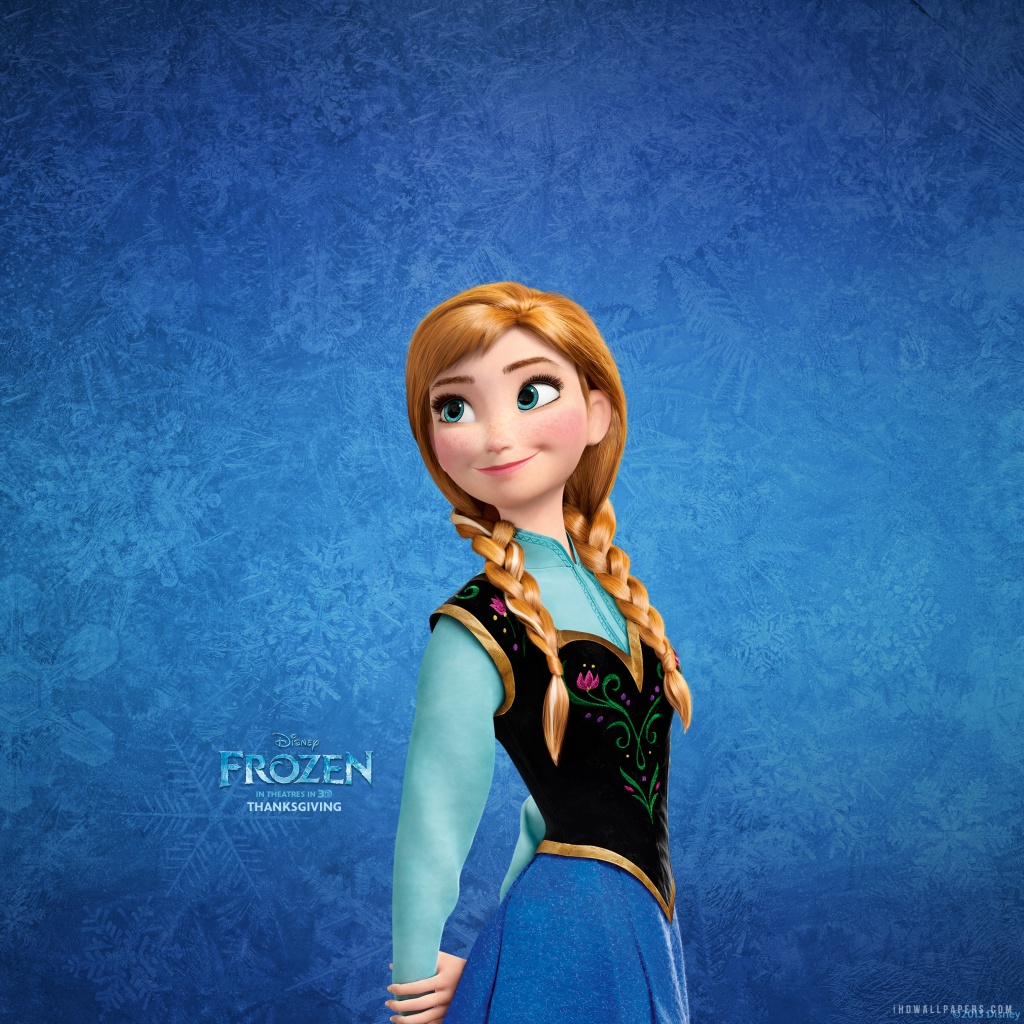 Anna in Frozen HD Wallpaper   iHD Wallpapers 1024x1024