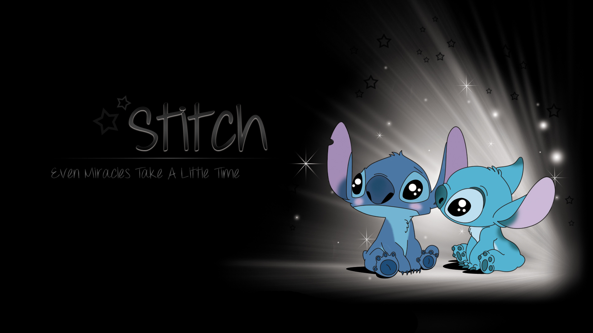 Stitch Background Wallpaper