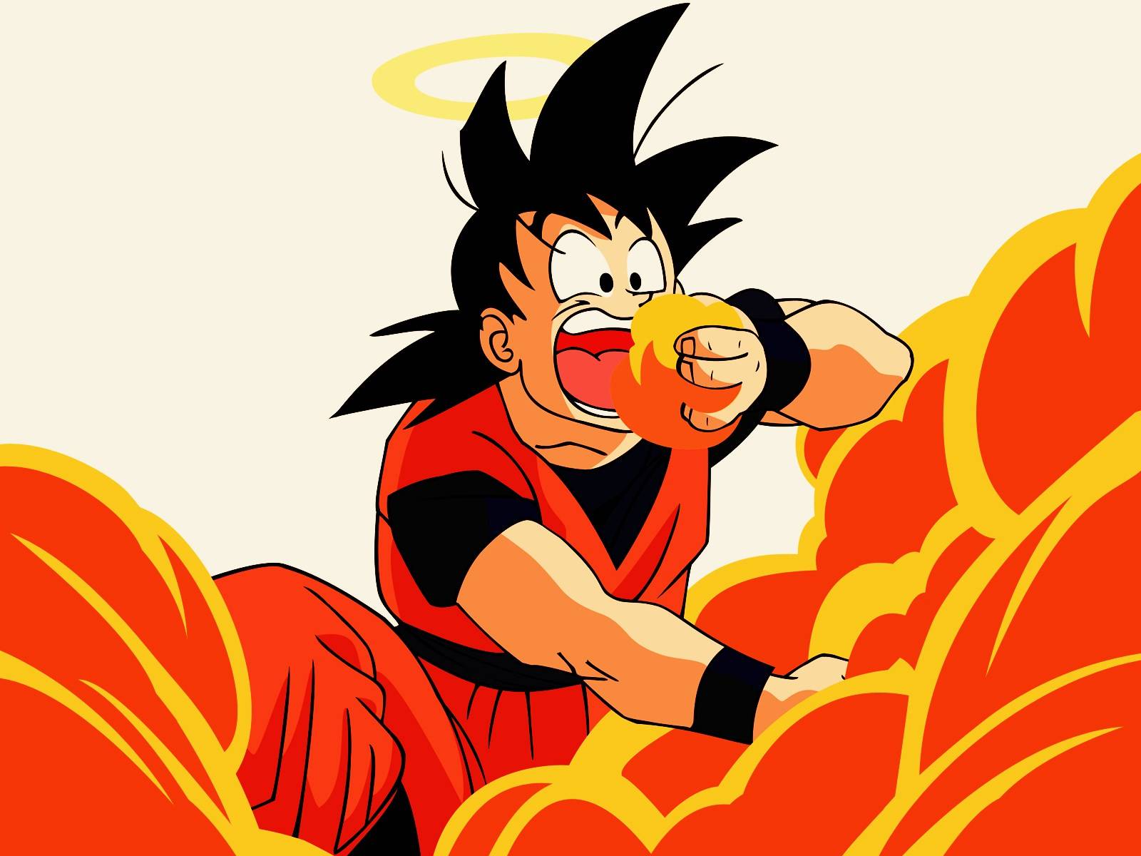 Hungry Goku Dragonball Z Wallpaper