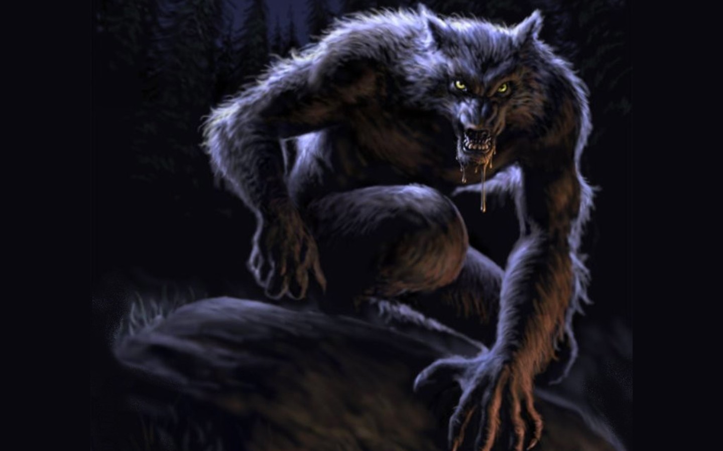 Monsters Werewolf Wallpaper