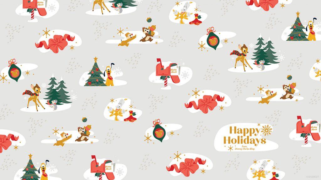 Celebrate The Holiday Season With New Disney Digital Wallpaper
