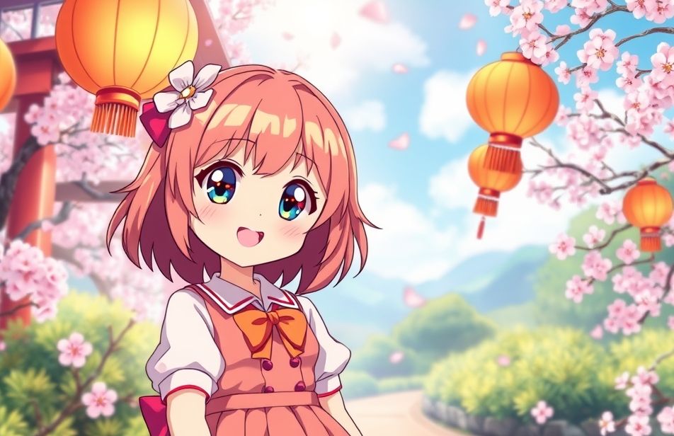 Cute Anime Girls Wallpaper
