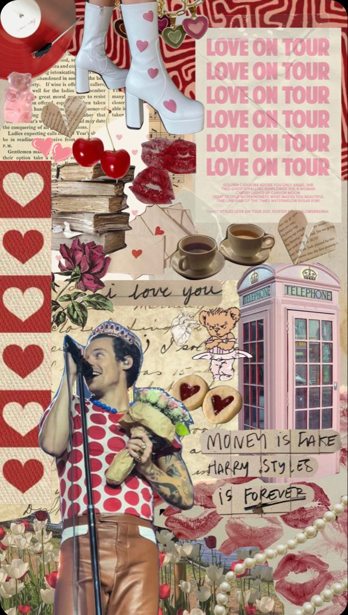Harry Styles Shuffle Wallpaper Collage Love On Tour