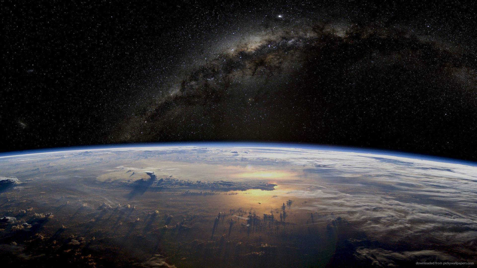 Milky Way Above The Earth Picture