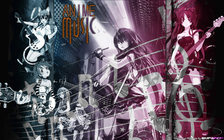 Anime Music Wallpaper Colour By Emp3r0r007