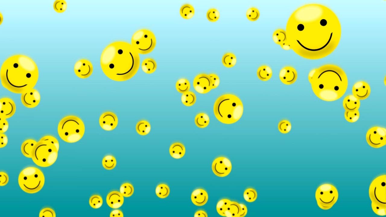 Happy Smiley Face Video Background HD